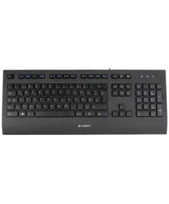 კლავიატურა LOGITECH K280e Corded Keyboard - BLACK - USB - RUS - B2B  - Primestore.ge