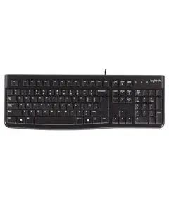 კლავიატურა LOGITECH K120 Corded Keyboard - BLACK - USB - RUS  - Primestore.ge