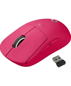 LOGITECH PRO X SUPERLIGHT Wireless Gaming Mouse - MAGENTA - 2.4GHZ - EER2 - #933