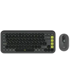 კლავიატურა და მაუსი LOGITECH POP ICON COMBO - GRAPHITE - US INT'L - BT  - INTNL-973  - Primestore.ge