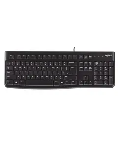 კლავიატურა LOGITECH K120 Corded Keyboard - BLACK - USB - RUS - B2B  - Primestore.ge