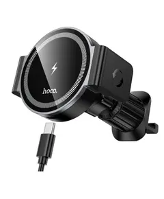 მანქანის დამტენი Hoco HW35 Power electric magnetic wireless fast charging car holder  - Primestore.ge