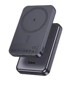 პორტატული დამტენი HocoJ160 Original magnetic power bank(5000mAh) metal grey  - Primestore.ge