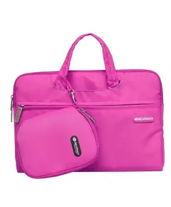 ნოუთბუქის ჩანთა WiWU 13" Campus Slim Case Rose Red  - Primestore.ge