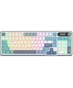 კლავიატურა Royal Kludge RK S98 RGB Mechanical Keyboard, Chartreuse switch, Smart Display, Hot Swappable, Type-C wired, Bluetooth 5.0, 2.4GHz, Light Cl - Primestore.ge