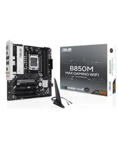 დედა დაფა ASUS Motherboard B850M MAX GAMING WIFI sAM5 B850 4xDDR5 M.2 HDMI DP WiFi BT mATX  - Primestore.ge