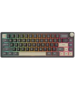 კლავიატურა Royal Kludge RK R65 RGB Mechanical Keyboard, Chartreuse switch, Hot Swappable, Type-C wired, Phantom - Primestore.ge
