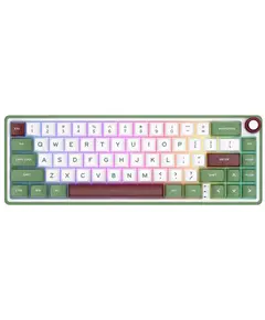 კლავიატურა Royal Kludge RK R65 RGB Mechanical Keyboard, Chartreuse switch, Hot Swappable, Type-C wired, Green sand - Primestore.ge