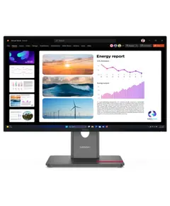 მონიტორი Lenovo ThinkVision P24Q-40 23.8“ IPS 2560x1440 300 cd/m² 4ms 120Hz Raven Black - Primestore.ge