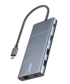 USB ჰაბი Anker 565 USB-C Hub (11-in-1) B2C - UN Gray Iteration 1 - Primestore.ge