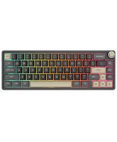 კლავიატურა Royal Kludge RK R65 RGB Mechanical Keyboard, Brown switch, Hot Swappable, Type-C wired, Phantom - Primestore.ge