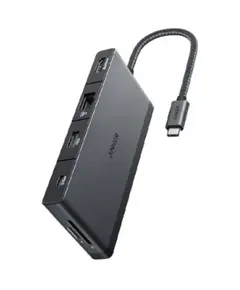 USB ჰაბი Anker 552 USB-C Hub (9-in-1, 4K HDMI) B2B - UN (excluded CN, Europe) Black Iteration 1 - Primestore.ge