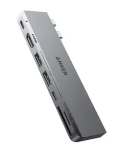 USB ჰაბი Anker 547 USB-C Hub (7-in-2, for MacBook) B2C - UN Gray Iteration 1 - Primestore.ge