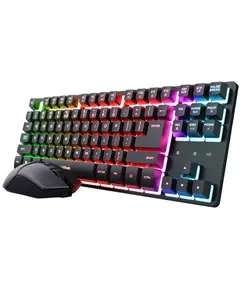 Keyboard and Mouse Trust GXT832 THADO WRLS KB&M SET BLK US