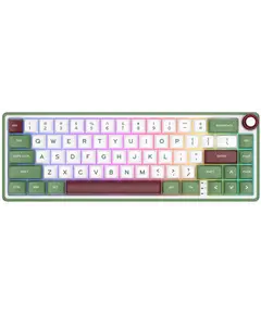 კლავიატურა Royal Kludge RK R65 RGB Mechanical Keyboard, Brown switch, Hot Swappable, Type-C wired, Green sand - Primestore.ge