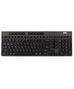 კლავიატურა 2E Keyboard membrane KS280 120key, WL/BT, EN/UK, silent, black-grey - Primestore.ge