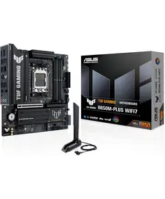 დედა დაფა ASUS Motherboard TUF GAMING B850M-PLUS WIFI7 sAM5 B850 4xDDR5 M.2 HDMI DP Wi-Fi BT mATX - Primestore.ge