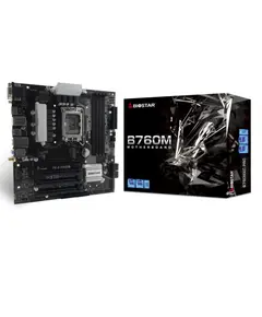 დედა დაფა Biostar Mainboard,Intel B760MXC PRO, 4DDR5 Socket 1700+, uATX, Gbe LAN, - Primestore.ge