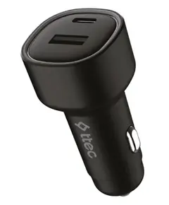 მანქანის დამტენი TTEC SMARTCHARGER DUO PD 83W CAR FAST CHARGER USB-C + USB-A - Primestore.ge