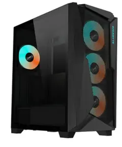 კომპიუტერის ქეისი Gigabyte C301 GLASS V2 4x120mm ARGB Fans Mid Tower Black	 - Primestore.ge