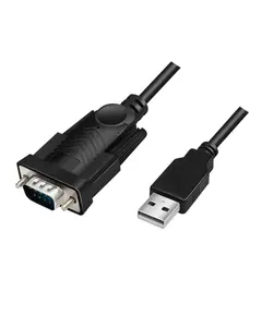 კაბელი Logilink AU0048A USB 2.0 to Serial Cable Black 1.5 m - Primestore.ge