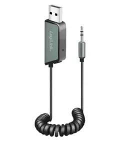ადაპტერი Logilink BT0065 Wireless Audio Receiver for Vehicles With 3.5mm AUX &amp; USB Connector - Primestore.ge