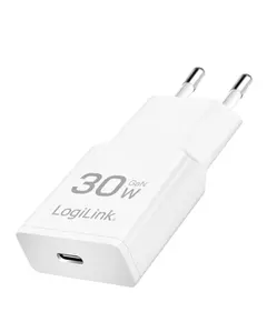 დამტენი Logilink PA0347 USB-C (PD 3.0) 30W GaN Fast Charger White - Primestore.ge