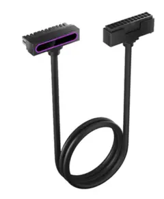 PSU კაბელის დამაგრძელებელი Asiahorse HYDRUS 24PIN BLACK - 30CM - Primestore.ge