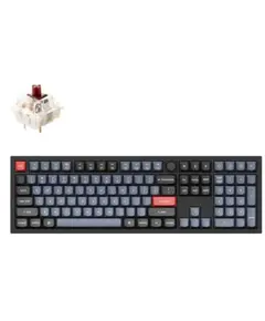 კლავიატურა Keychron Q6 104Key, Gateron G PRO Brown, Hot-Swap, QMK, Knob, USB-A, EN, RGB - Primestore.ge