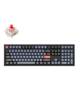 კლავიატურა Keychron Q6 104Key, Gateron G PRO Red, Hot-Swap, QMK, Knob, USB-A, EN, RGB - Primestore.ge