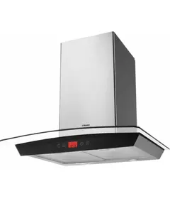Hansa hood chimney, 60cm, 650m³/h, glass, inox