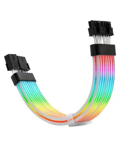 PSU კაბელის დამაგრძელებელი Asiahorse RGB DualSR 2x8pin Black - Primestore.ge