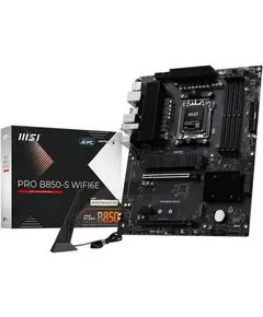დედა დაფა MSI Motherboard PRO B850-S WIFI6E sAM5 B850 4xDDR5 M.2 HDMI WiFi BT ATX - Primestore.ge