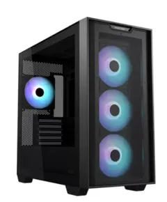 კომპიუტერის ქეისი Asus A21 Plus 4x120mm ARGB Fans Mini Tower Black - 90DC00H0-B19010 - Primestore.ge