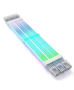 PSU კაბელის დამაგრძელებელი Asiahorse RGB DualSR 3x8pin White - Primestore.ge