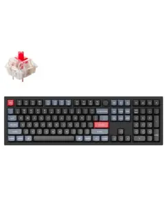 კლავიატურა Keychron Q6 104Key, Gateron G PRO Red, Hot-Swap, QMK, Knob, USB-A, EN, RGB - Primestore.ge
