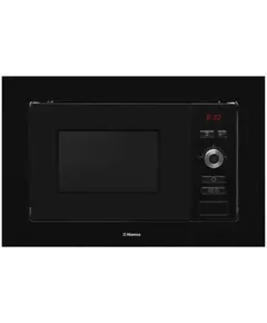 ჩასაშენებელი მიკროტალღური ღუმელი Hansa built-in, 20L, electrical control, 800W, grill, display, button opening, black - Primestore.ge