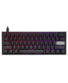 კლავიატურა Ducky One 2 Mini Cherry Blue RGB LED UA/RU Black-White - Primestore.ge