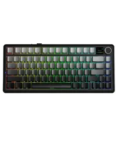 კლავიატურა AULA F75MAX Gasket Wireless Mechanical Keyboard Gradient grey (Reaper Switch) - Primestore.ge