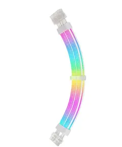 PSU კაბელის დამაგრძელებელი Asiahorse RGB DualSR 2x8pin White - Primestore.ge