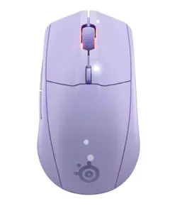 მაუსი SteelSeries Mouse Rival 3 Gen 2, RGB, USB-A/WL/BT, lavender - Primestore.ge