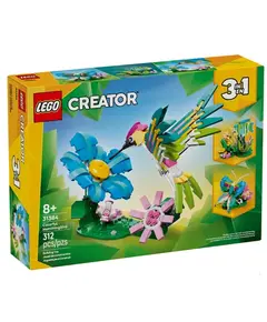 ლეგო LEGO Constructor Creator Wild Animals: Colorful Hummingbird - Primestore.ge