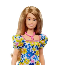 ბარბის თოჯინა Mattel Barbie Fashionistas Doll - Floral Babydoll Dress (New pack.) - Primestore.ge