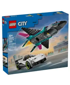 ლეგო LEGO Constructor City Jet vs. Car - Primestore.ge