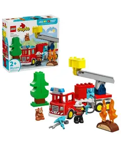ლეგო LEGO Constructor DUPLO Town Fire Truck with Hose and Firefighter - Primestore.ge