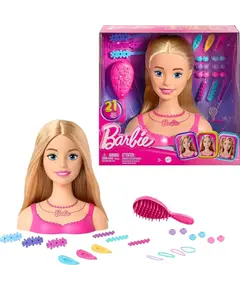 ბარბის სათამაშო ნაკრები MATTEL Barbie Value Styling Head - Blonde - Primestore.ge