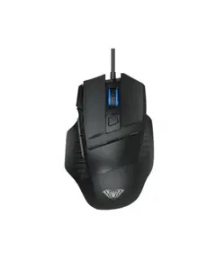 მაუსი AULA S12 Rainbow Backlight Wired Gaming Optical Mouse Black - Primestore.ge