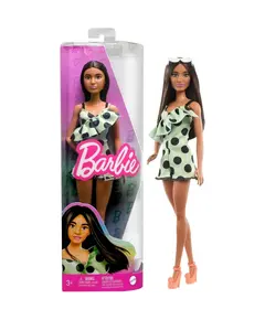 ბარბის თოჯინა Mattel Barbie Fashionistas Doll - Lime Green Polka Dots (New pack.) - Primestore.ge