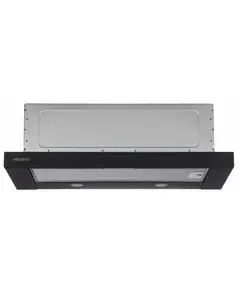 გამწოვი Ardesto Hood telescopic, 60cm, 450m3h, metal, 2х1W LED, button, black - Primestore.ge