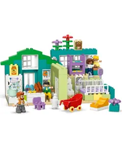 ლეგო LEGO Constructor DUPLO Town 3 in 1 Modern Family House with Figures - Primestore.ge